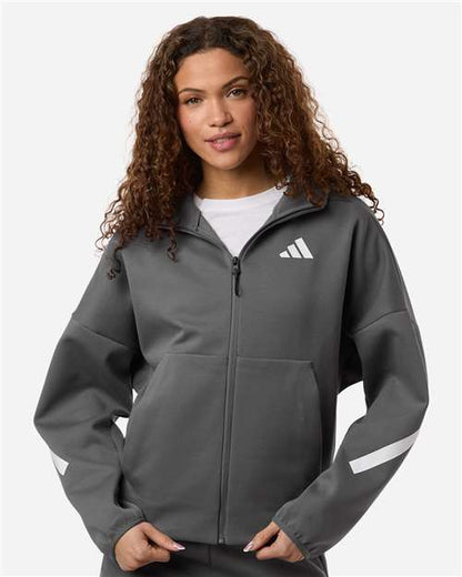 Adidas Women's Z.N.E Full-Zip Hooded Sweatshirt AT221