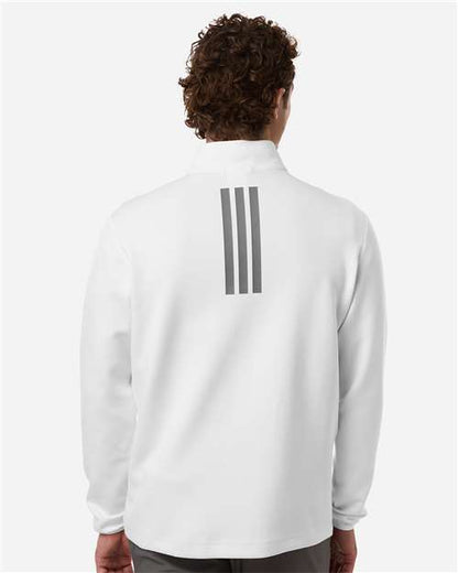 Adidas Men's 3-Stripes Quarter-Zip Pullover AT400