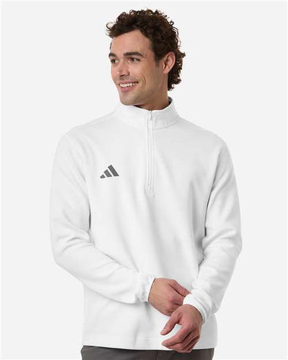 Adidas Men's 3-Stripes Quarter-Zip Pullover AT400
