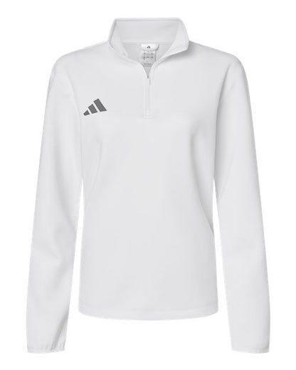 Adidas Women's 3-Stripes Quarter-Zip Pullover AT401