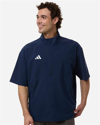 Adidas Men's Short Sleeve Quarter-Zip Pullover AT505
