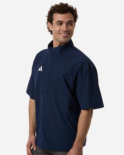 Adidas Men's Short Sleeve Quarter-Zip Pullover AT505