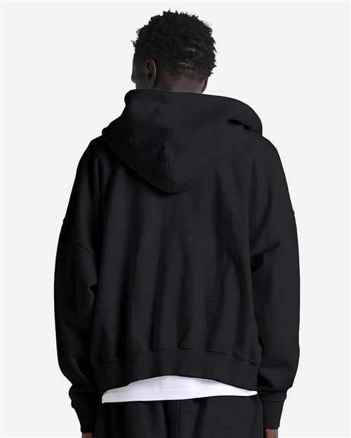 Shaka Wear Unisex Garment-Dyed Cropped Full-Zip Hooded Sweatshirt SHGCZ