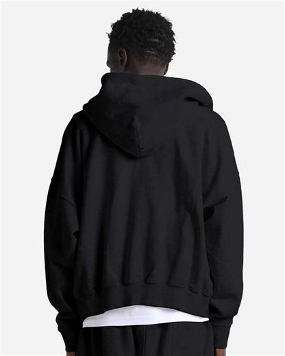 Shaka Wear Unisex Garment-Dyed Cropped Full-Zip Hooded Sweatshirt SHGCZ