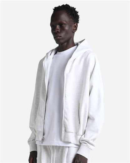 Shaka Wear Unisex Garment-Dyed Cropped Full-Zip Hooded Sweatshirt SHGCZ