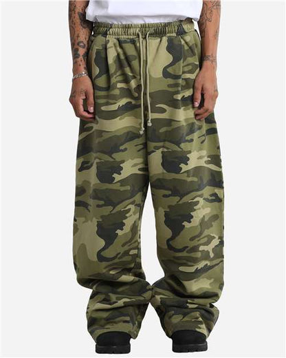 Shaka Wear Unisex Garment-Dyed Pleated Pants SHGPF