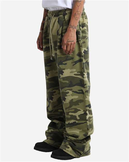 Shaka Wear Unisex Garment-Dyed Pleated Pants SHGPF