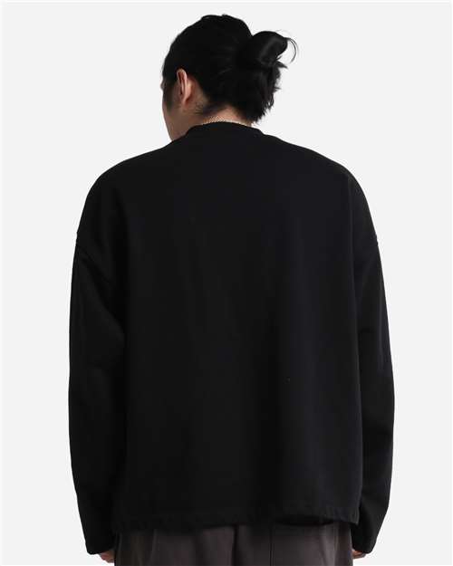 Shaka Wear Unisex Garment-Dyed Terry Long Sleeve T-Shirt SHGTL