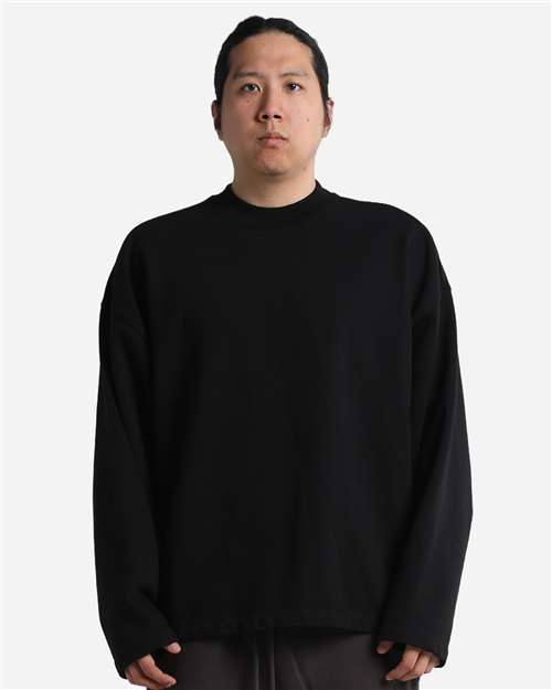 Shaka Wear Unisex Garment-Dyed Terry Long Sleeve T-Shirt SHGTL