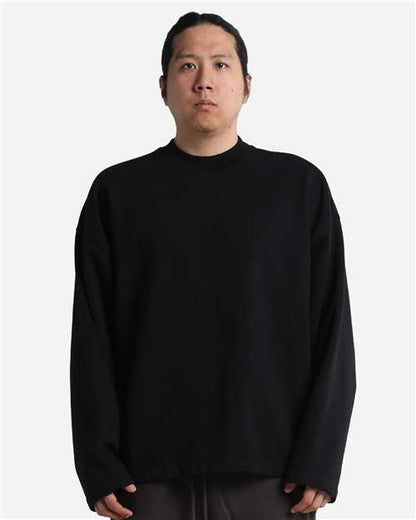 Shaka Wear Unisex Garment-Dyed Terry Long Sleeve T-Shirt SHGTL