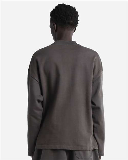Shaka Wear Unisex Garment-Dyed Terry Long Sleeve T-Shirt SHGTL