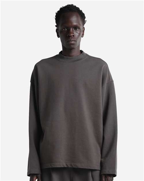 Shaka Wear Unisex Garment-Dyed Terry Long Sleeve Tee SHGTL