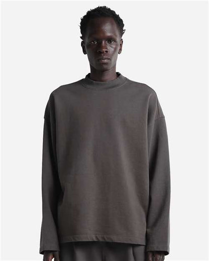 Shaka Wear Unisex Garment-Dyed Terry Long Sleeve Tee SHGTL