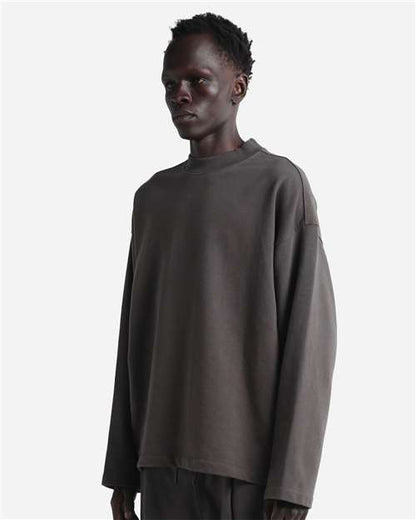 Shaka Wear Unisex Garment-Dyed Terry Long Sleeve T-Shirt SHGTL