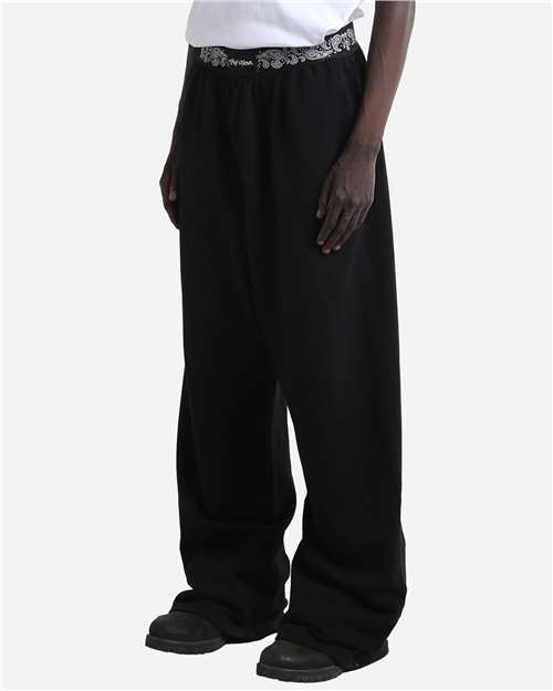 Shaka Wear Unisex Paisley Bandit Sweatpants SHPBS