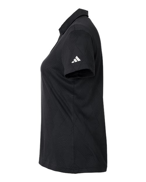 Adidas Women's Textured Jacquard Polo A727