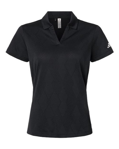 Adidas Women's Textured Jacquard Polo A727