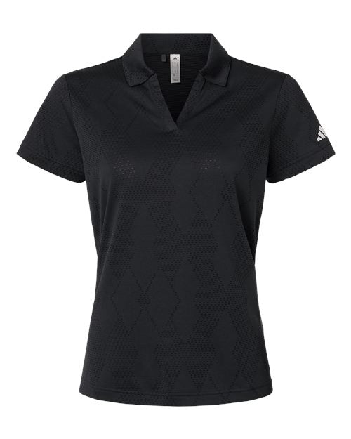 Adidas Women's Textured Jacquard Polo A727