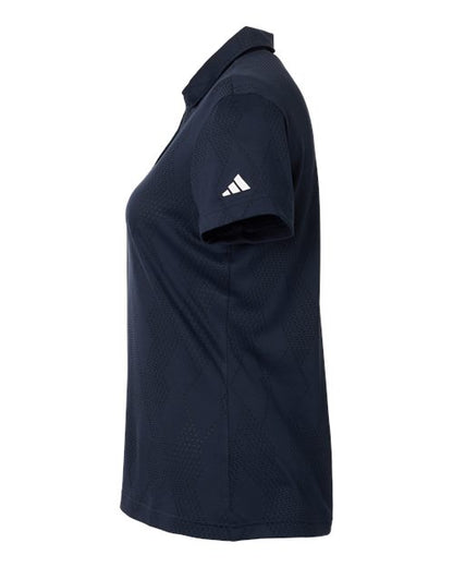 Adidas Women's Textured Jacquard Polo A727
