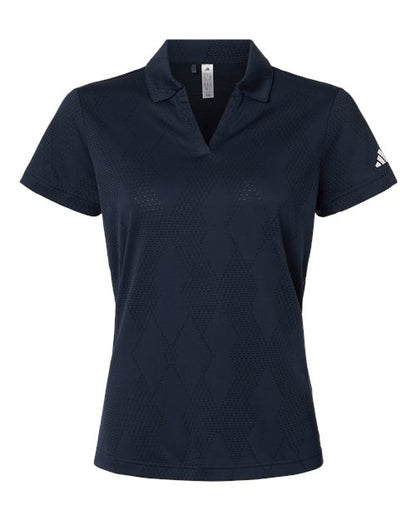 Adidas Women's Textured Jacquard Polo A727