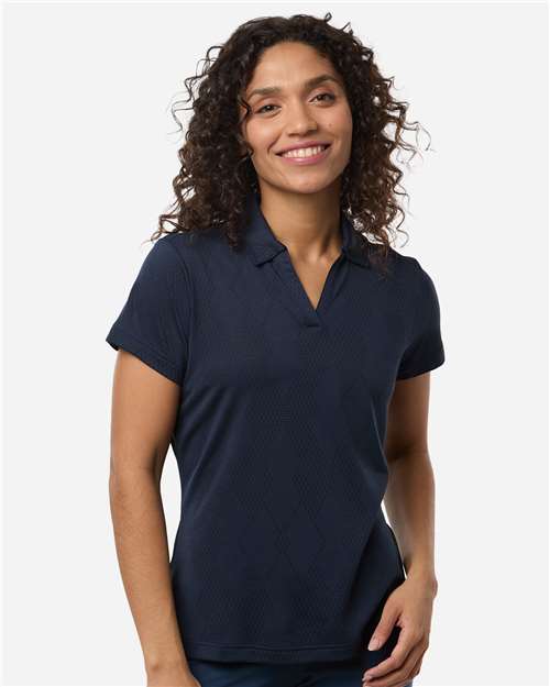 Adidas Women's Textured Jacquard Polo A727