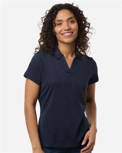 Adidas Women's Textured Jacquard Polo A727