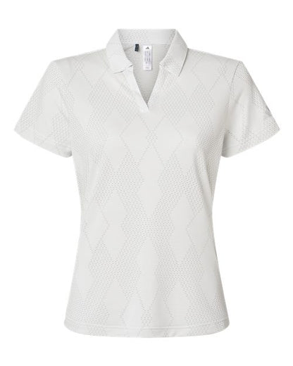 Adidas Women's Textured Jacquard Polo A727