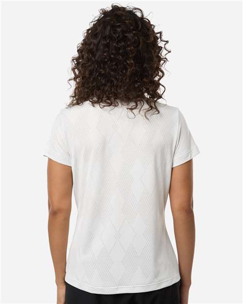 Adidas Women's Textured Jacquard Polo A727