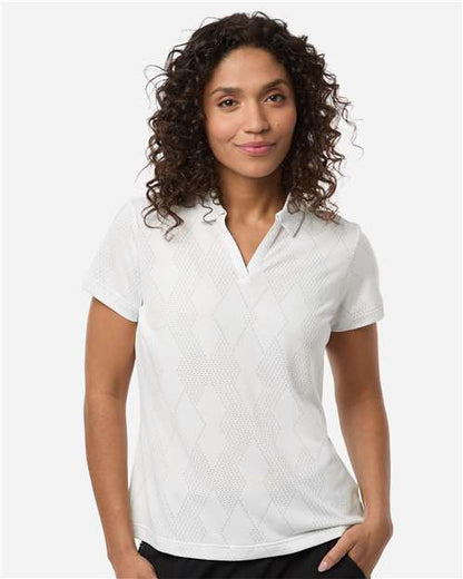 Adidas Women's Textured Jacquard Polo A727