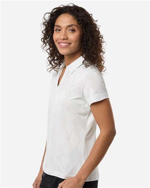 Adidas Women's Textured Jacquard Polo A727