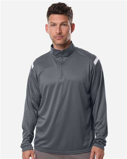 Badger Men's On The Rise Quarter-Zip Pullover 4265