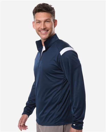 Badger Men's On The Rise Quarter-Zip Pullover 4265