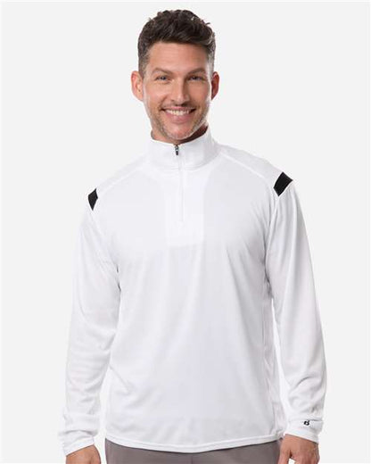 Badger Men's On The Rise Quarter-Zip Pullover 4265