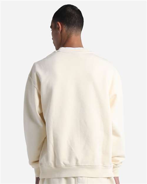 Shaka Wear Unisex Max Heavy Garment-Dyed Crewneck Sweatshirt SHGMC