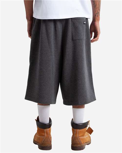 Shaka Wear Unisex Baggy Fleece Shorts SHLFBS