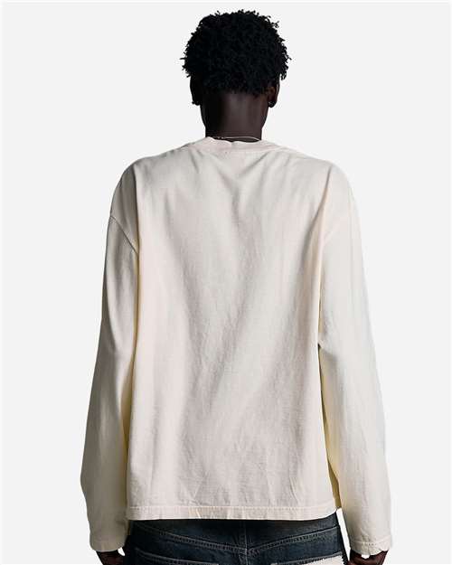 Shaka Wear Unisex 6.5oz Retro Garment-Dyed Long Sleeve Tee SHRGL