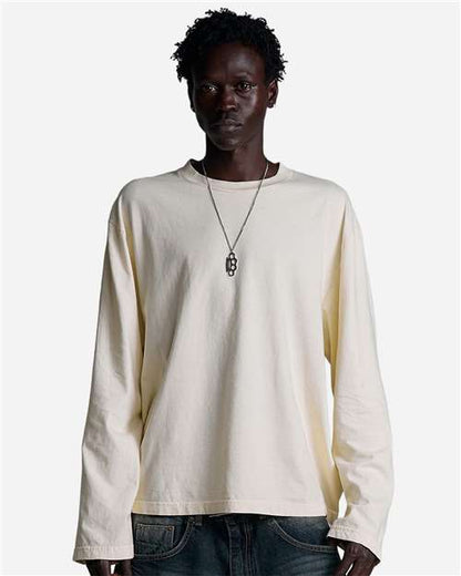 Shaka Wear Unisex 6.5oz Retro Garment-Dyed Long Sleeve Tee SHRGL