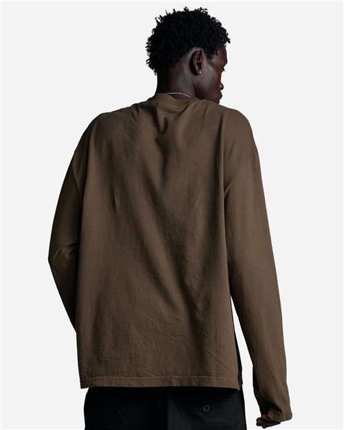 Shaka Wear Unisex 6.5oz Retro Garment-Dyed Long Sleeve Tee SHRGL