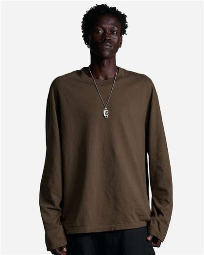 Shaka Wear Unisex 6.5oz Retro Garment-Dyed Long Sleeve Tee SHRGL