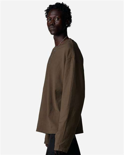 Shaka Wear Unisex 6.5oz Retro Garment-Dyed Long Sleeve Tee SHRGL