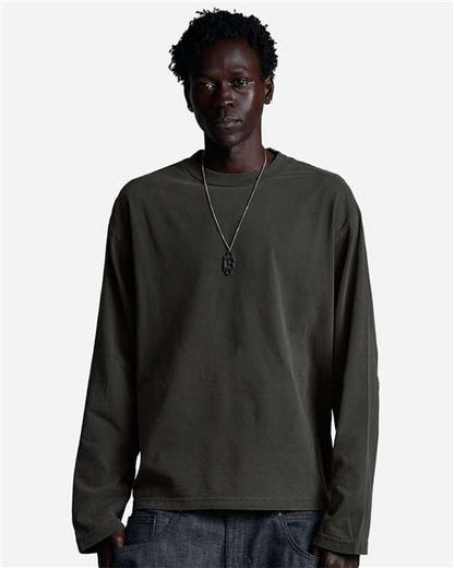 Shaka Wear Unisex 6.5oz Retro Garment-Dyed Long Sleeve Tee SHRGL