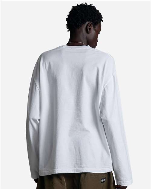 Shaka Wear Unisex 6.5oz Retro Garment-Dyed Long Sleeve Tee SHRGL