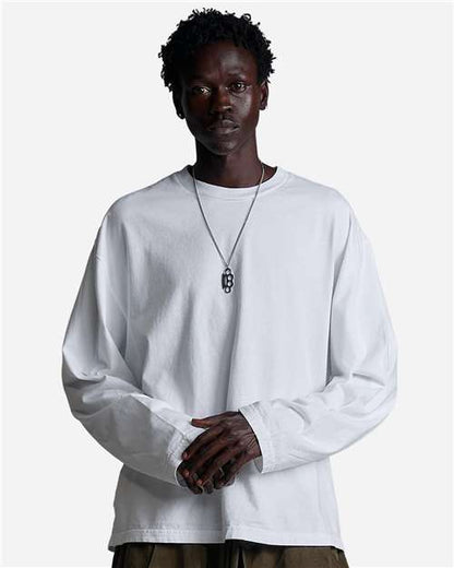 Shaka Wear Unisex 6.5oz Retro Garment-Dyed Long Sleeve Tee SHRGL