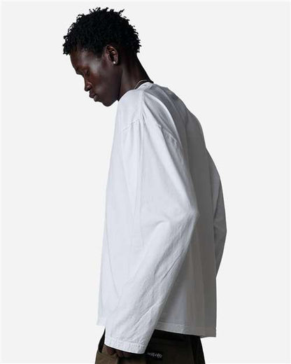 Shaka Wear Unisex 6.5oz Retro Garment-Dyed Long Sleeve Tee SHRGL