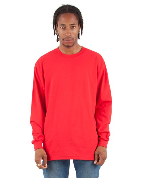 Shaka Wear Unisex Max Heavyweight Long Sleeve T-Shirt SHMHLS