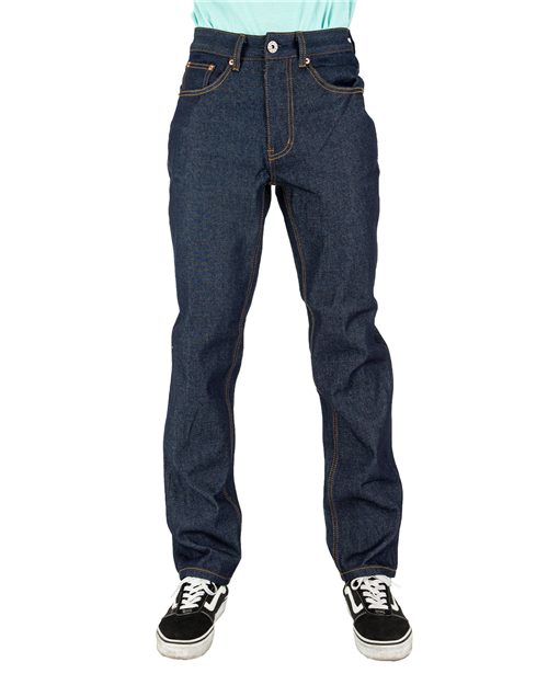 Shaka Wear Unisex Raw Denim Straight-Leg Jean Pants SHRDJ