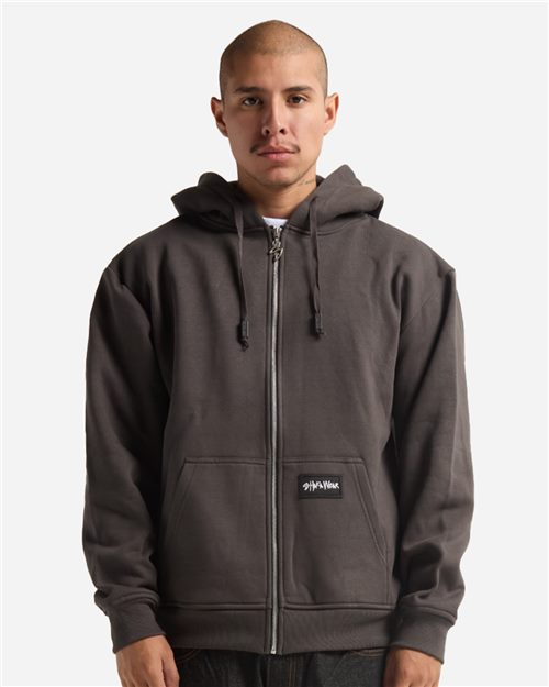 Shaka Wear Unisex Essential Super Heavyweight Full-Zip Hooded Sweatshirt SHEHZ