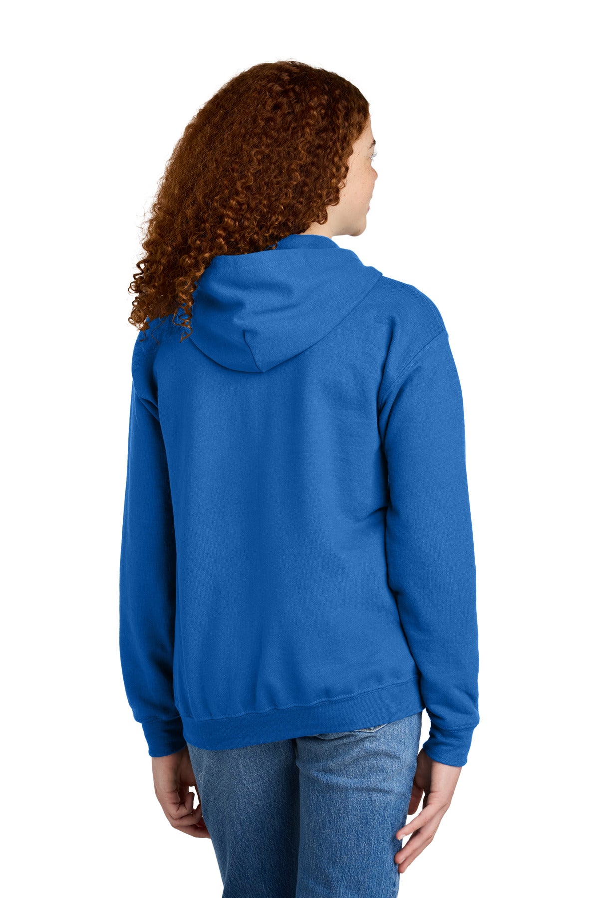 Gildan Youth Heavy Blend Full-Zip Hooded Sweatshirt. 18600B