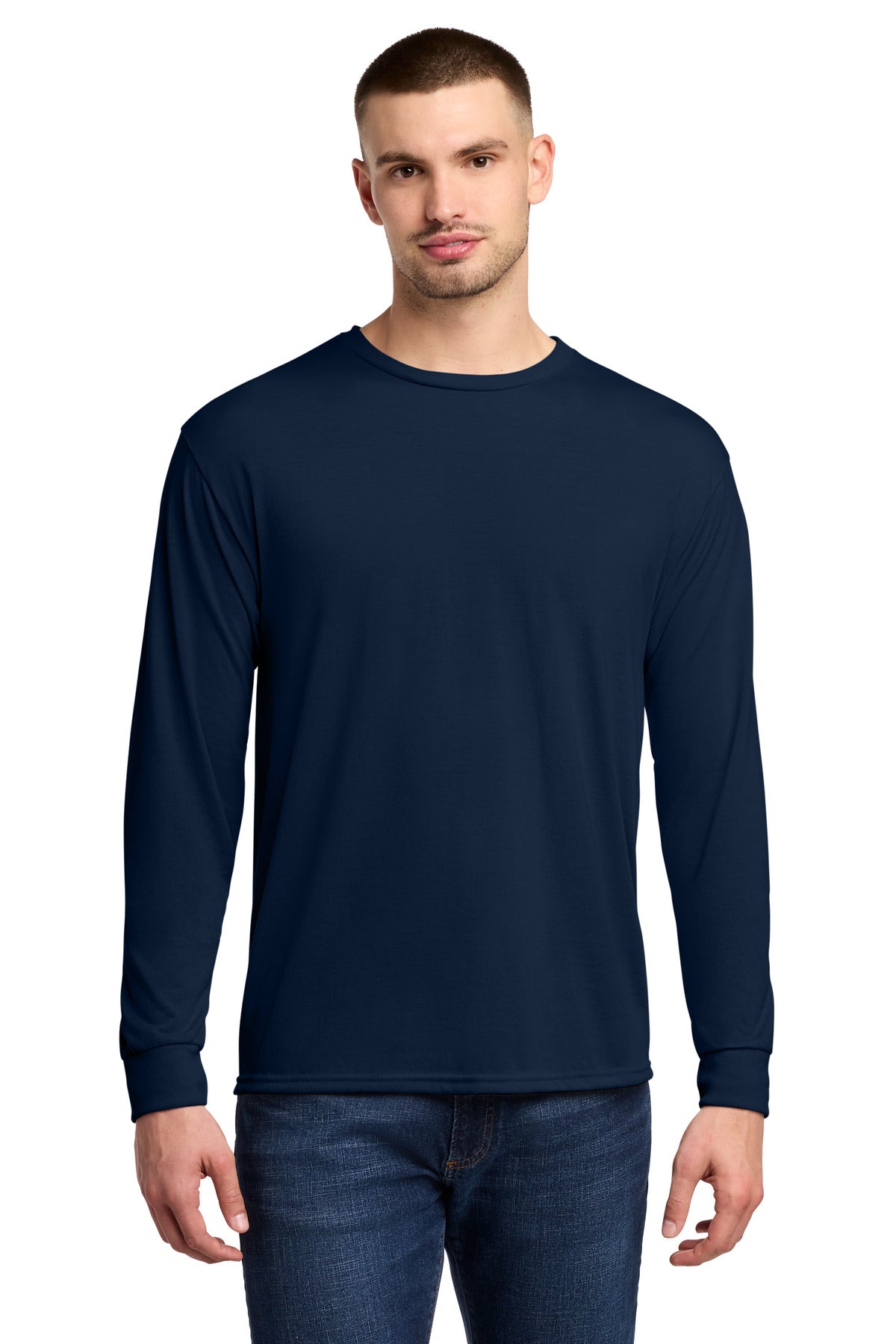Jerzees Dri-Power 100% Polyester Long Sleeve T-Shirt 21LS