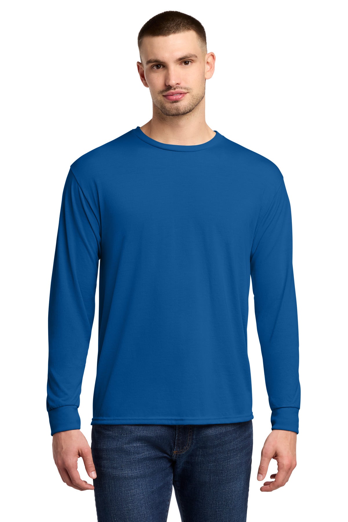 Jerzees Dri-Power 100% Polyester Long Sleeve T-Shirt 21LS